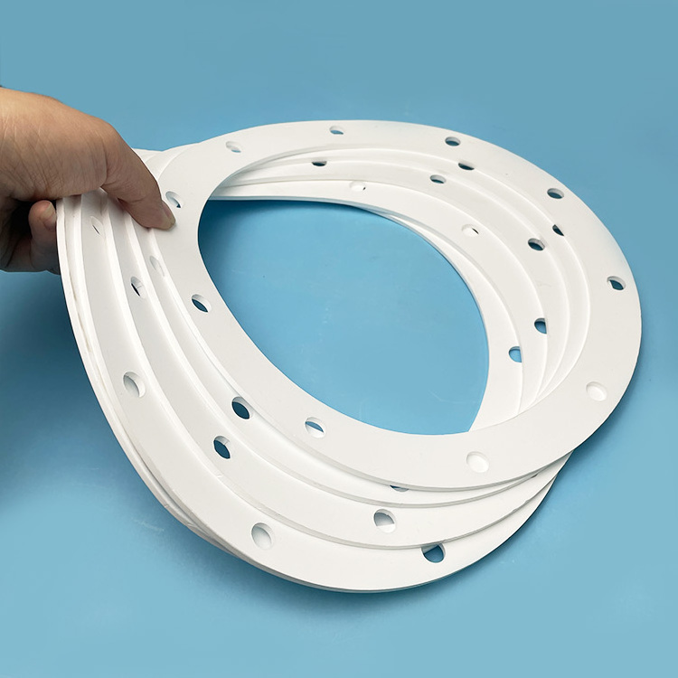 PTFE Gasket High Pressure Resistant PTFE Flange Gasket Tefloning insulation O-type PTFE Sealing Gasket