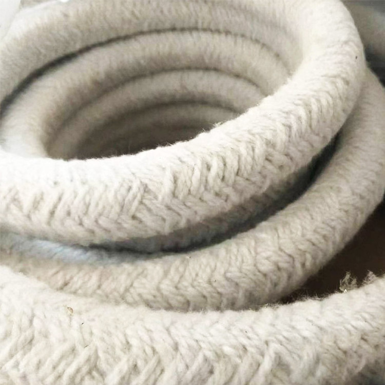 Stainless Steel Wire Reinforced Ceramic Fiber Wool Rope