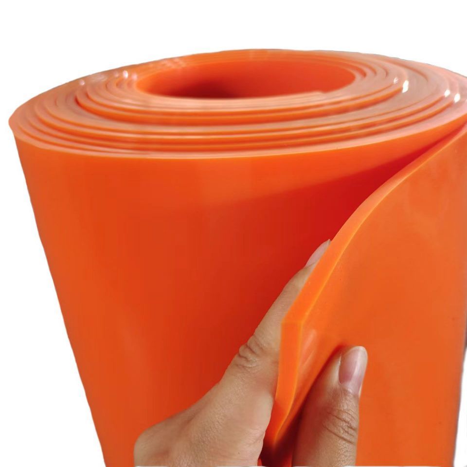 Factory direct red silicone rubber sheet can be customized cutting and punching