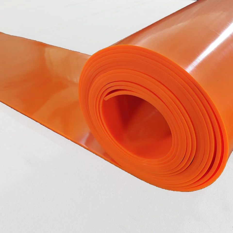 Factory direct red silicone rubber sheet can be customized cutting and punching