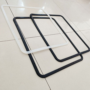 Rubber rectangular gasket can be molded, cut and sealed rubber round flat gasket