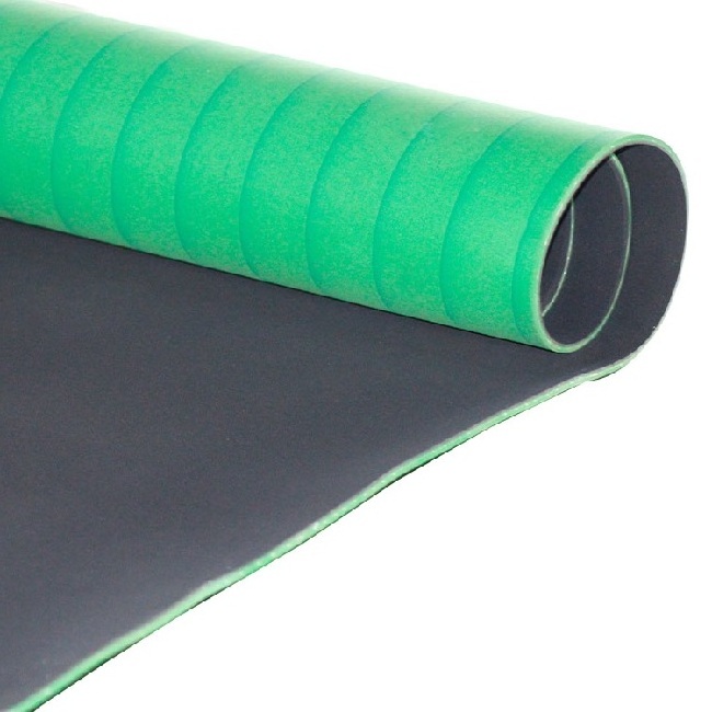 High Tensile Strength Insertion One Layers Cloth Fiber Reinforced Neoprene Rubber Sheet