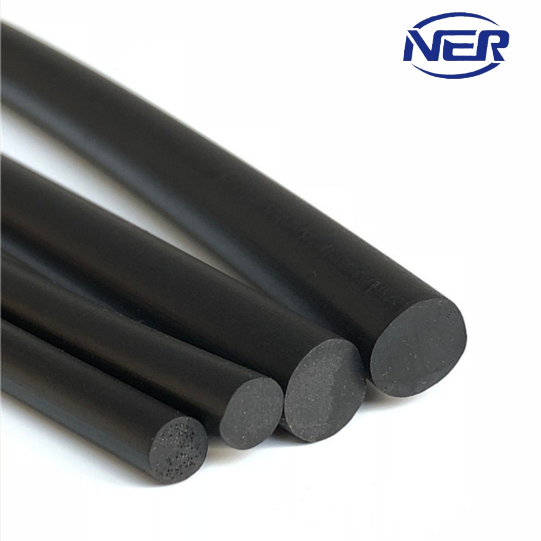 Foamed EPDM rubber sealing strip Low density foam silicone sealing strip Soft silicone rubber foam strip