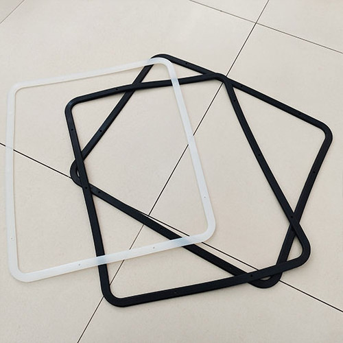 Rubber rectangular gasket can be molded, cut and sealed rubber round flat gasket