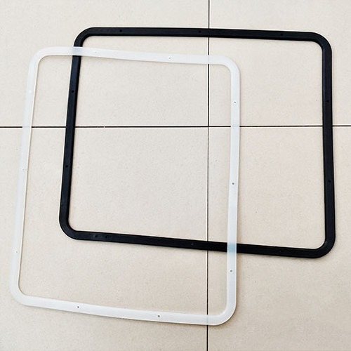 Rubber rectangular gasket can be molded, cut and sealed rubber round flat gasket