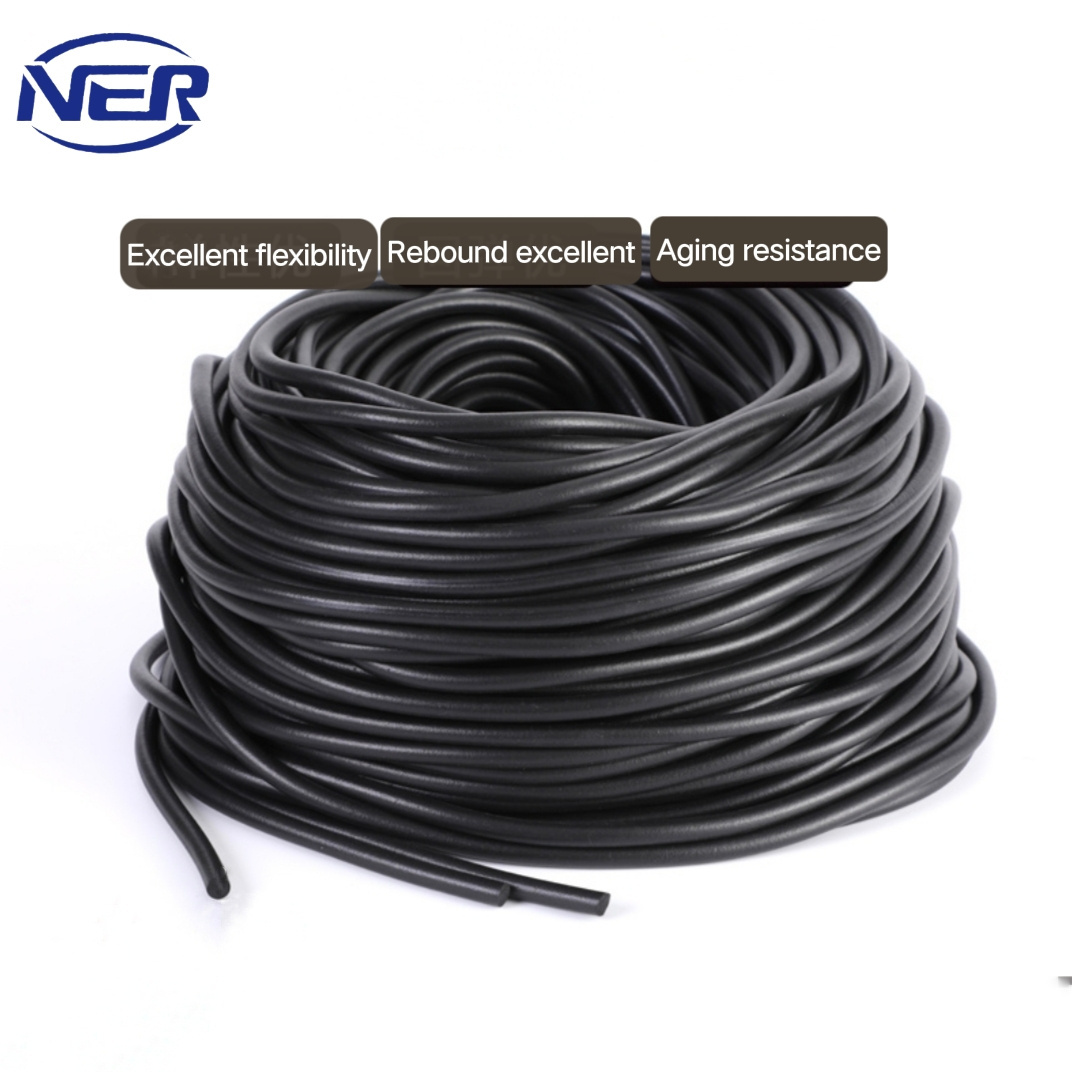 Foamed EPDM rubber sealing strip Low density foam silicone sealing strip Soft silicone rubber foam strip