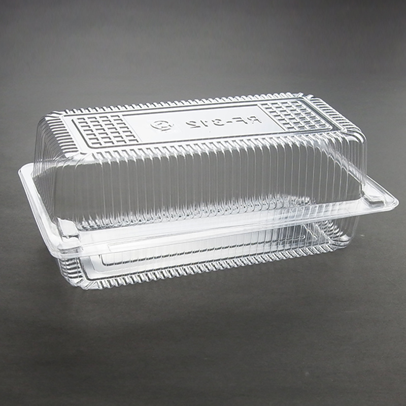 Round Cake Box Bakery Packaging Transparent High Quality Clear Blister PET Plastic Food Mini Paper Box for Bread and Cake Accept