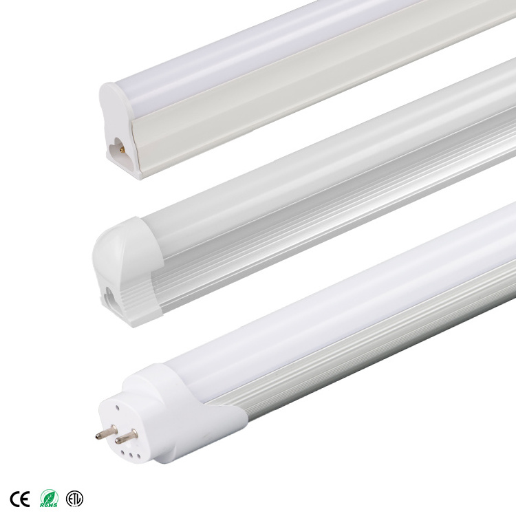 Aluminum T5 T8 LED Tube Light Fixture 2 4 Feet 9W 18W 24W 36W T8 Integrated LED Tube Lighting