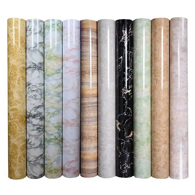 Marble Grain Self Adhesive pvc Marble film PVC Ceiling Film Marble Sticker Decorative Film