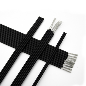 LED Flexible Flat Ribbon Silicone Rubber Cable Parallel Wire For Light