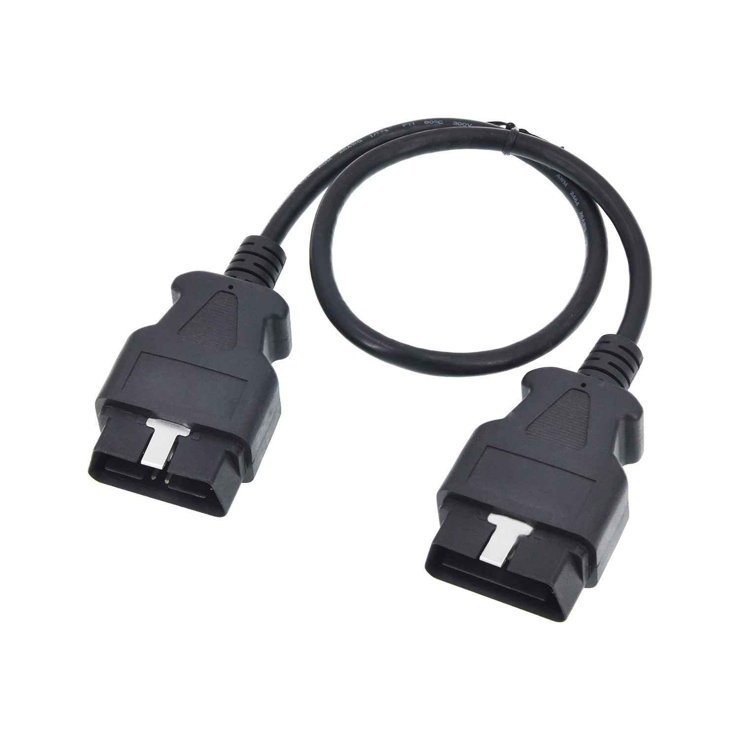 OBD 2 II 16 Pin OBDII 16pin J1962 Male To Female GPS Connector Car OBD2 Diagnostic Adapter Y Splitter Converter Extension Cable