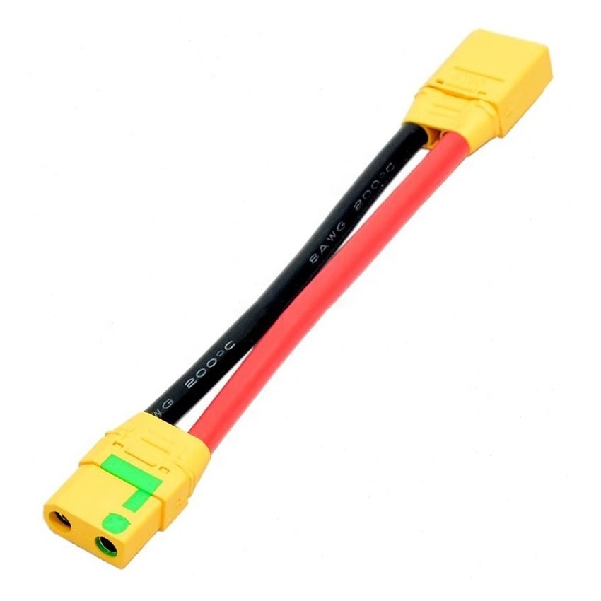 Male To Female Xt90-stecker RC Plug Socket Connecter Cable Amass XT90H-F XT90s XT90-s Black XT90 F XT90H Connector For Drone