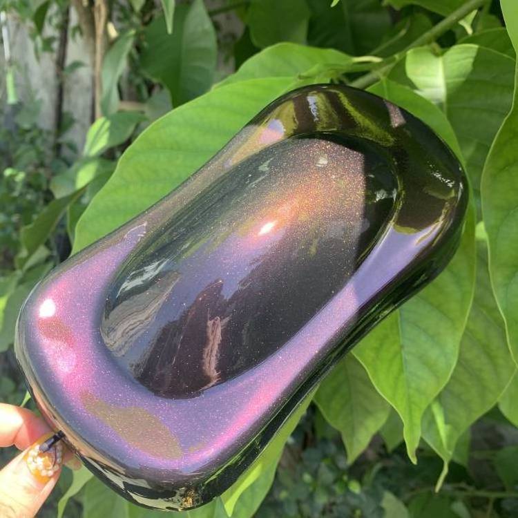 Clear Cosmos Gloss Paint Holographic Rainbow Effect Topcoat Spray Powder Coating