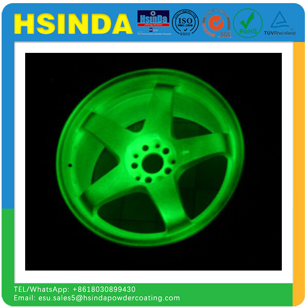 Green Light Glow In The Dark Spray Paint Electrostatic Powder Coating