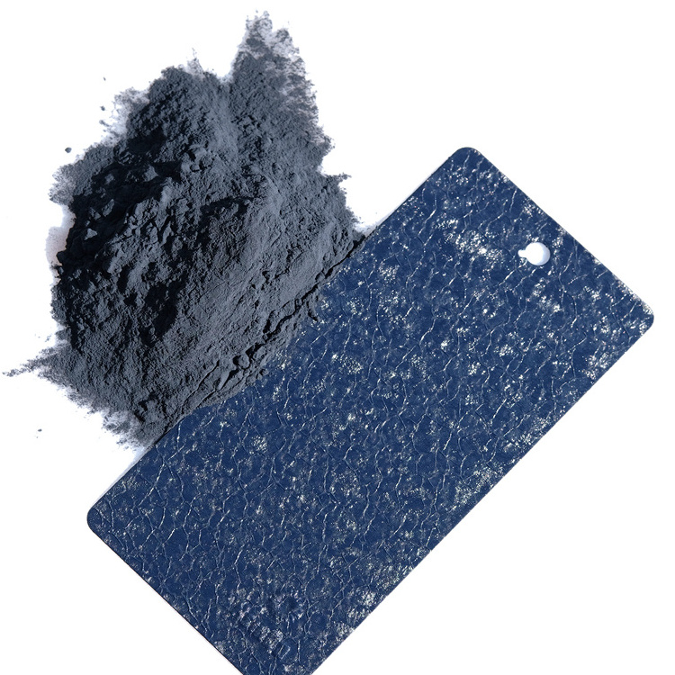 Thermosetting  Blue Texture Electrostatic  Spray Powder Coating for Metal Surface