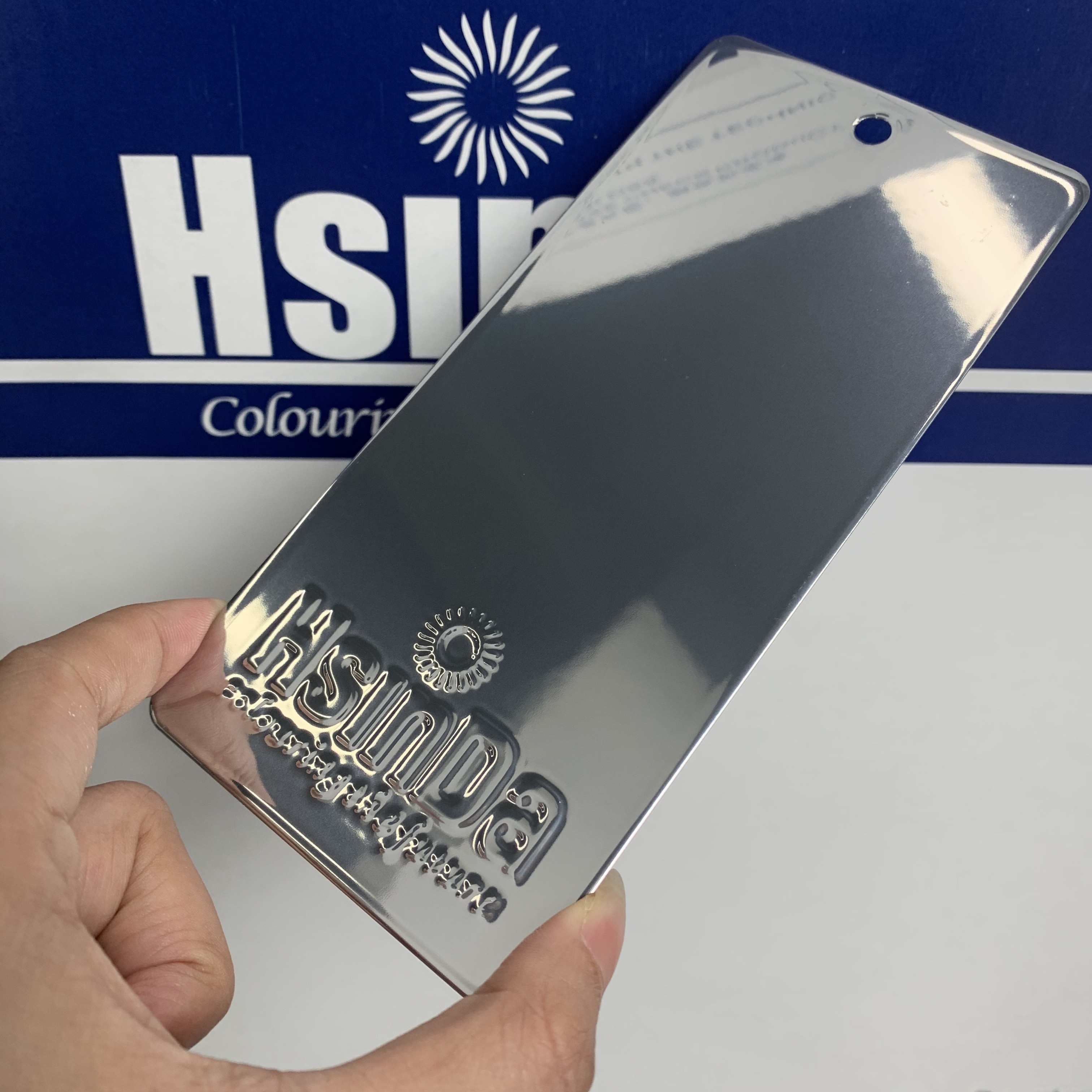 Super Chrome Silver Mirror Effect High Gloss 600% Nickel Electrostatic Spray Powder Coating Paint