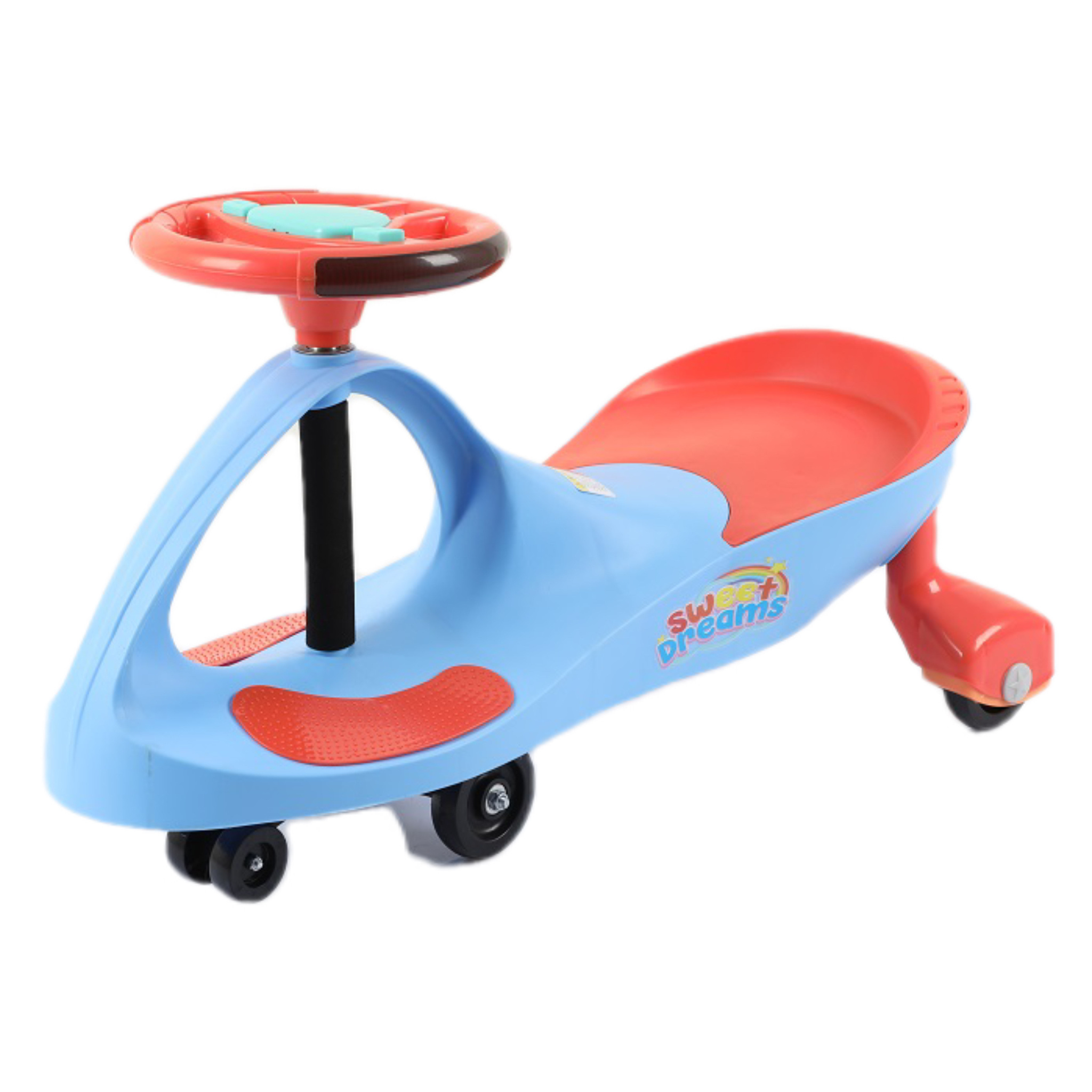 Four Front Wheel Children Driving Twist Car Toy Kids Swing Car Butterfly Steering Wheel Round Steering Wheel