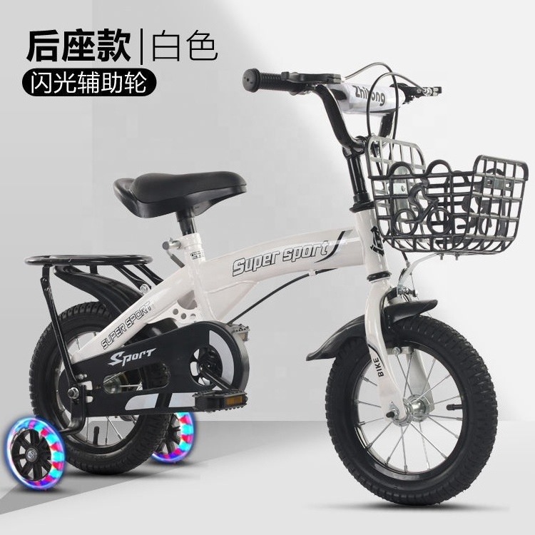 china made steel frame New children bicycle for 8 years old child/high quality kids bicycle children bike/ 16 inch kids bike with flash training wheels for girls and boys