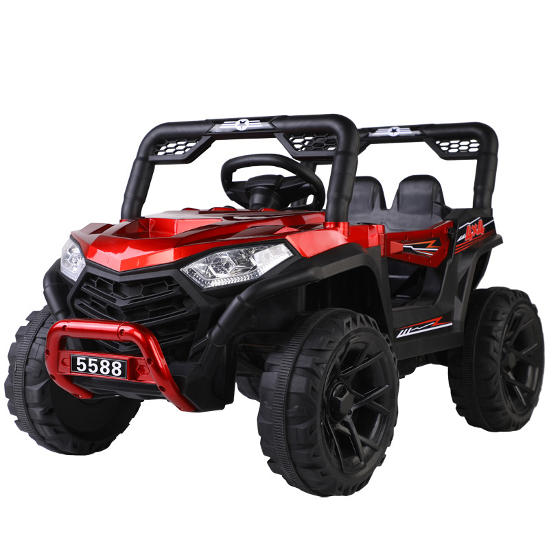 Big Hot sale new style fashion ride on toys cars kids petrol electric car 12v atv for Children Ride On car with 2Motors