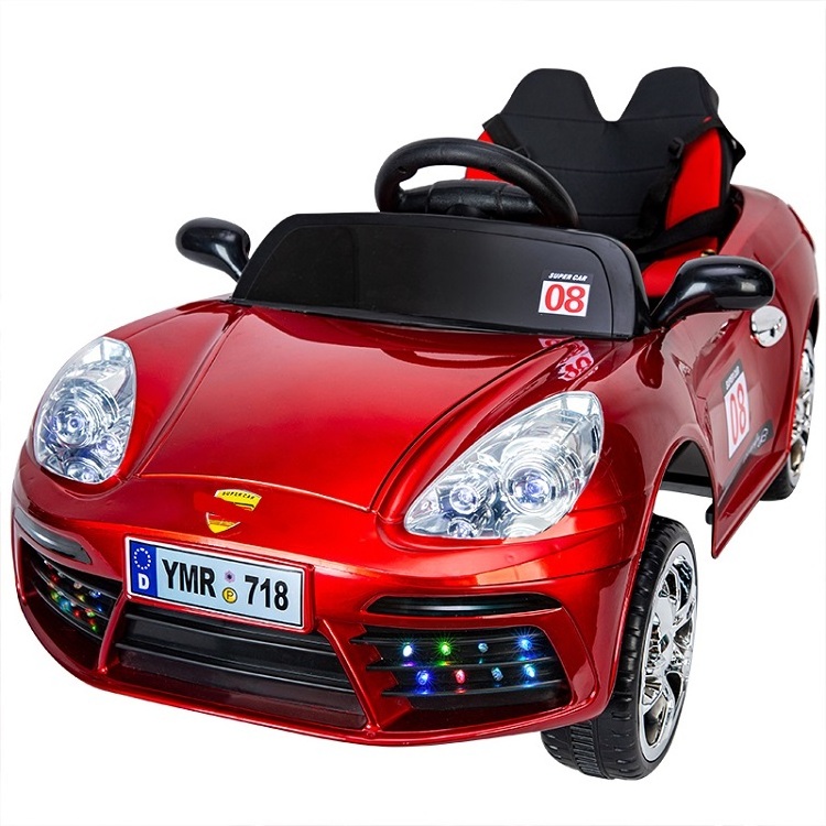 Children's electric toy car 2023 riding toy rechargeable battery operated boy girl car quadricycle