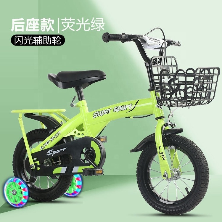 china made steel frame New children bicycle for 8 years old child/high quality kids bicycle children bike/ 16 inch kids bike with flash training wheels for girls and boys