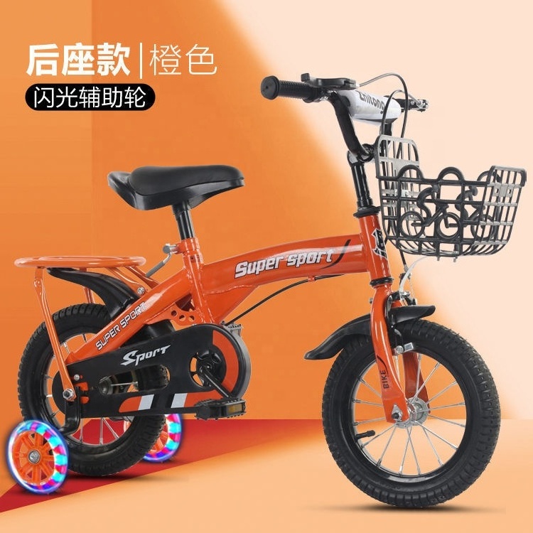 china made steel frame New children bicycle for 8 years old child/high quality kids bicycle children bike/ 16 inch kids bike with flash training wheels for girls and boys