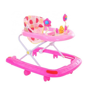 2023 Children Adjustable Foldable Push Baby Bouncer Wheels Jumper Activity Toys Baby Walker with Wheels and Music