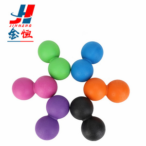 Hot Sale TPR peanut massage ball yoga massage ball 5 inch