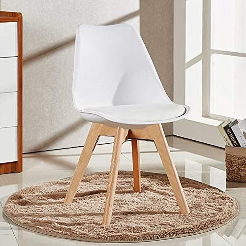 Chaise Modern Living Room Cafe Chair Wood Legs Plastic Chairs Tulip Dining Chairs for Dining Table Stulh Milano Nordic Solid