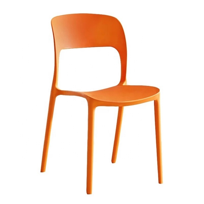 Hot Sale Strong Italian supernatural hole back Commerical Polypropylene chair PP chair plastic dining chairs