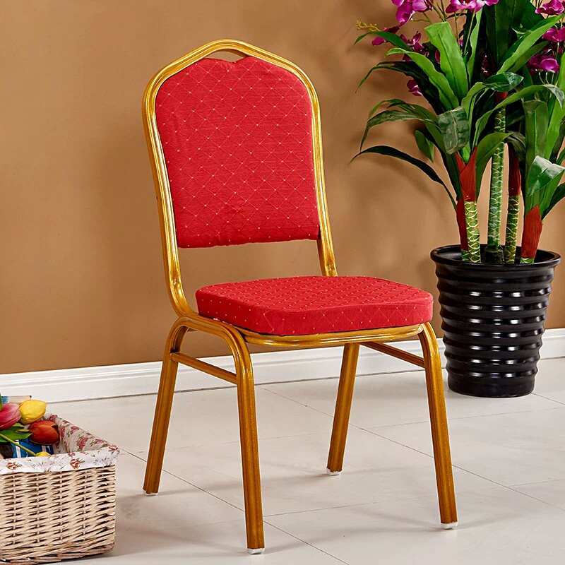 China best sale lower Price Hotel Furniture Cloth Covering Aluminium Alloy Frame Napoleon wed chair Banquet Chair for events