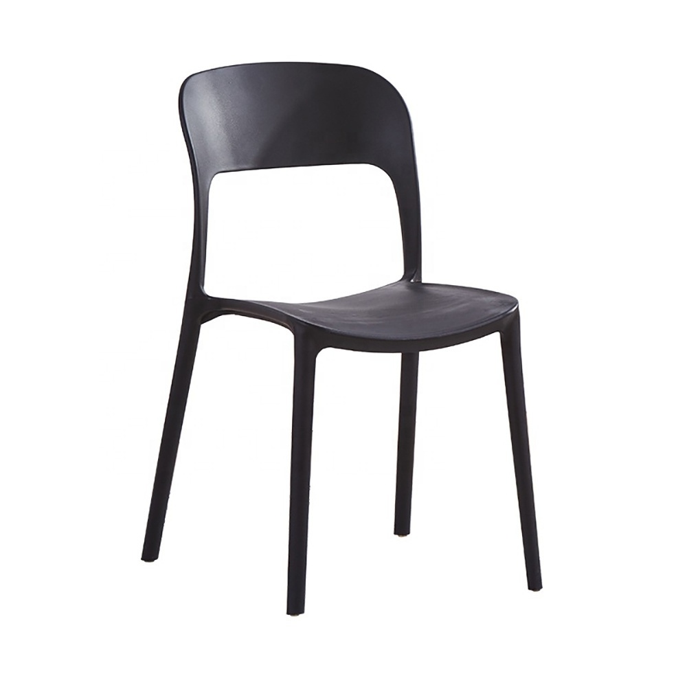 Hot Sale Strong Italian supernatural hole back Commerical Polypropylene chair PP chair plastic dining chairs