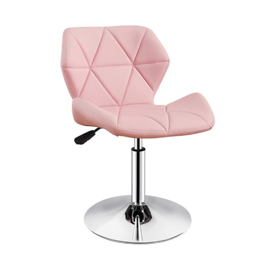 Cheap Bedroom Furniture  swivel chair makeup pink vanity chair revolving rotating Computer Office Chairs with wheels