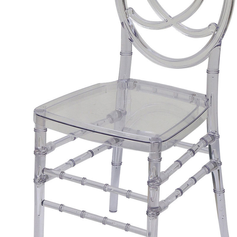 wholesale Cheap rental event tables and chairs acrylic ghost chairs crystal clear transparent phoenix chair for wedding events