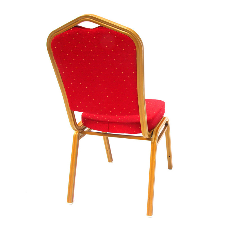 China best sale lower Price Hotel Furniture Cloth Covering Aluminium Alloy Frame Napoleon wed chair Banquet Chair for events