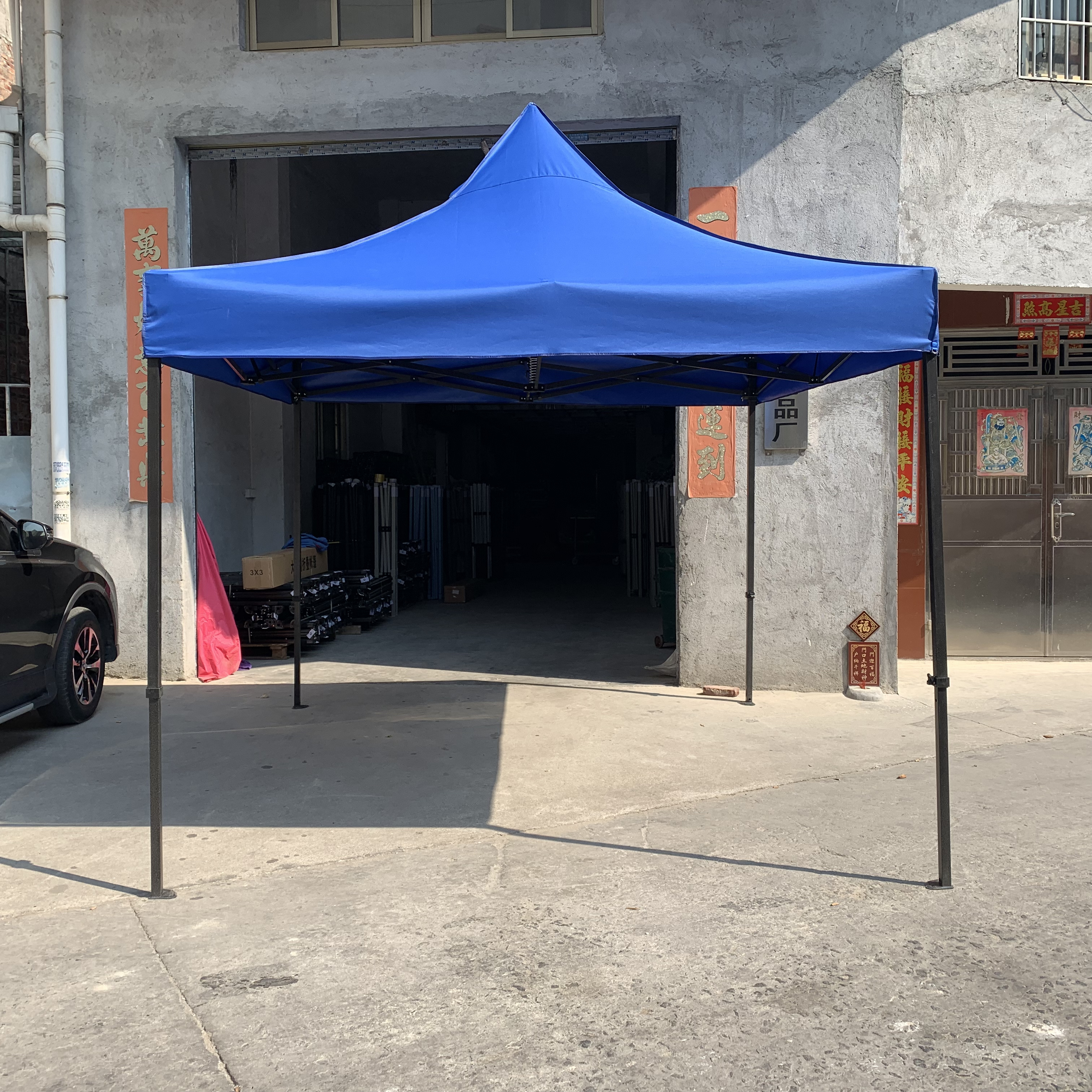 3mx3m gazebo steel  frame tent with sidewall for promotion  outdoor  folding tent umbrella trade show tent for event