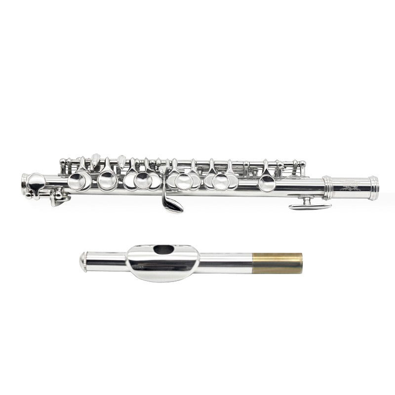 Professional standard woodwind instrument, high-quality C-key nickel plated piccolo, teaching performance manufacturer