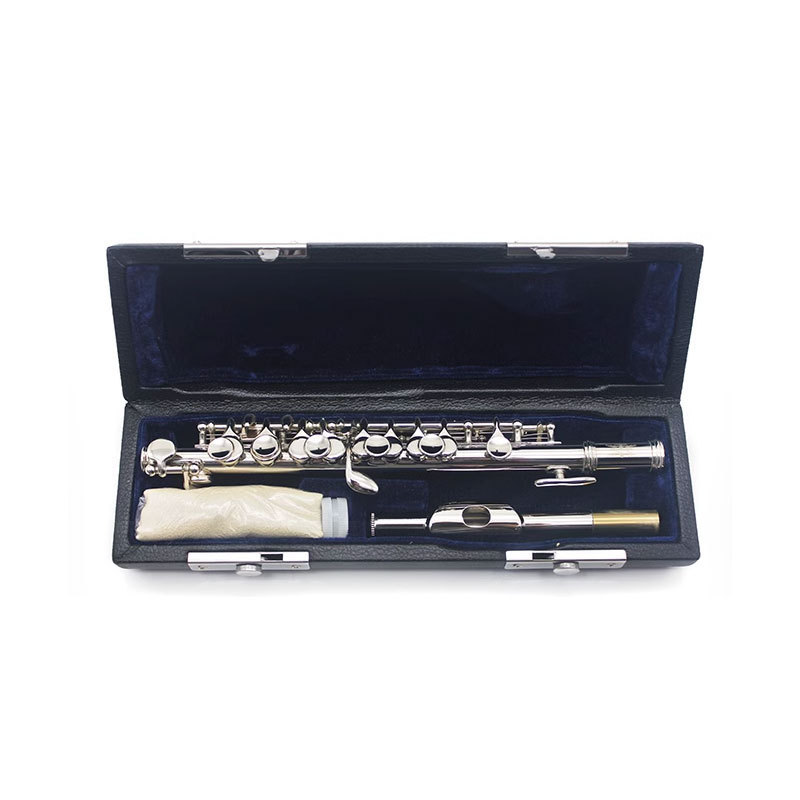 Professional standard woodwind instrument, high-quality C-key nickel plated piccolo, teaching performance manufacturer