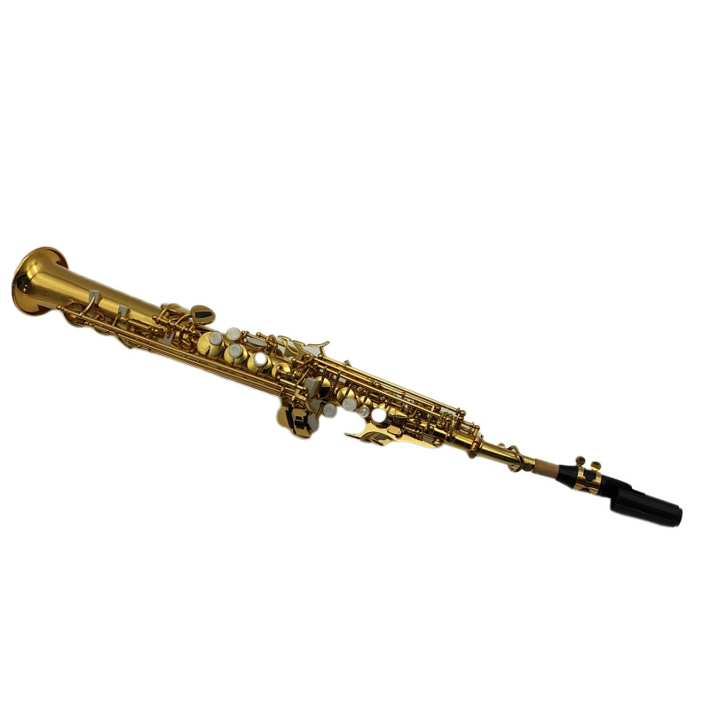 Straight Soprano Sax Lacquer Professional Saxophone For Teaching And Performing