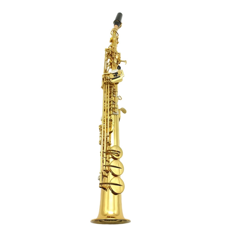 Straight Soprano Sax Lacquer Professional Saxophone For Teaching And Performing