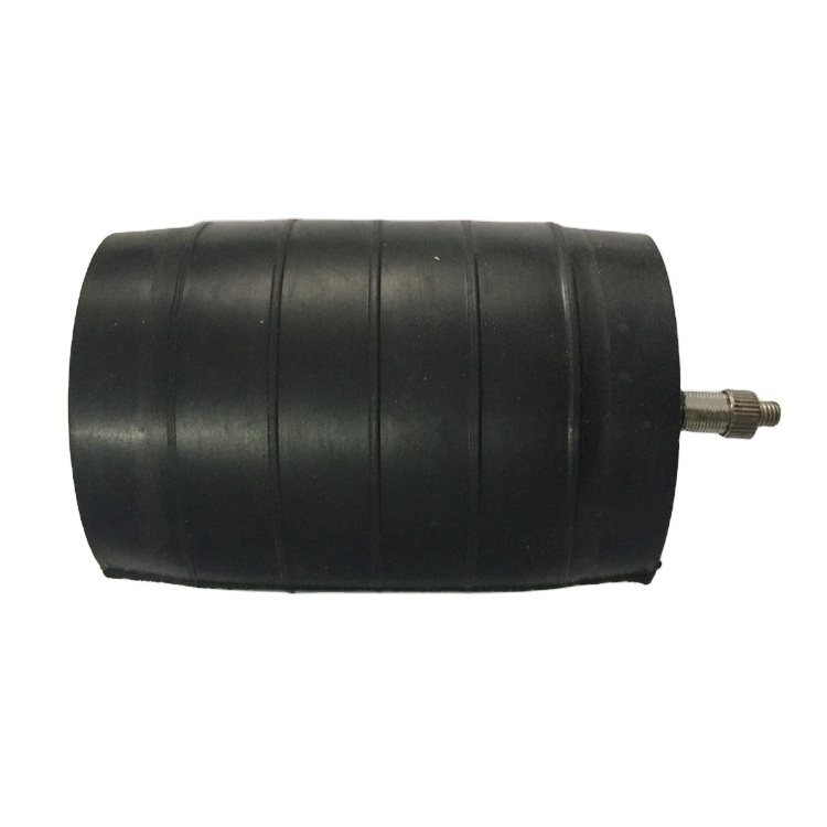 water plugging inflatable rubber pipe plug for pipeline repair