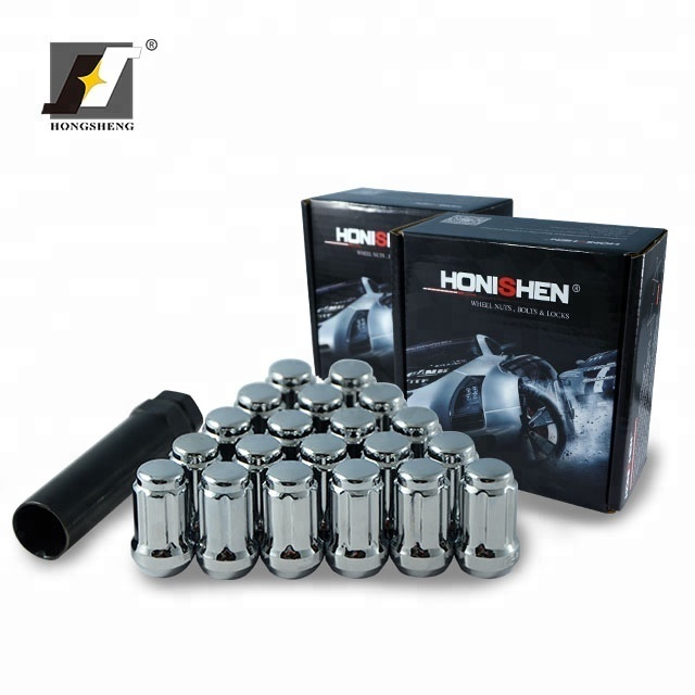 HONISHEN Car Tyre Racing Colorful 7 Spline M1/2-20 Lug Nuts M12x1.5