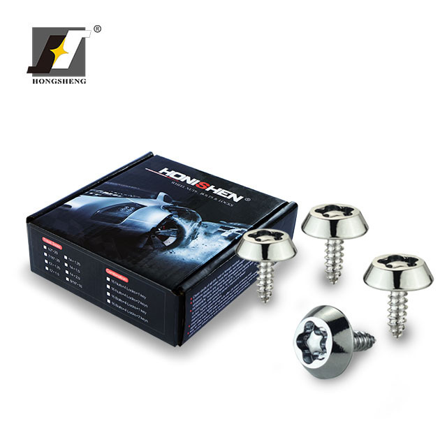 plate number lock car screw tyre lock