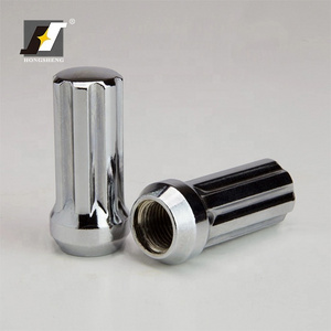 23mm diameter 51mm length long wheel spline lug nuts