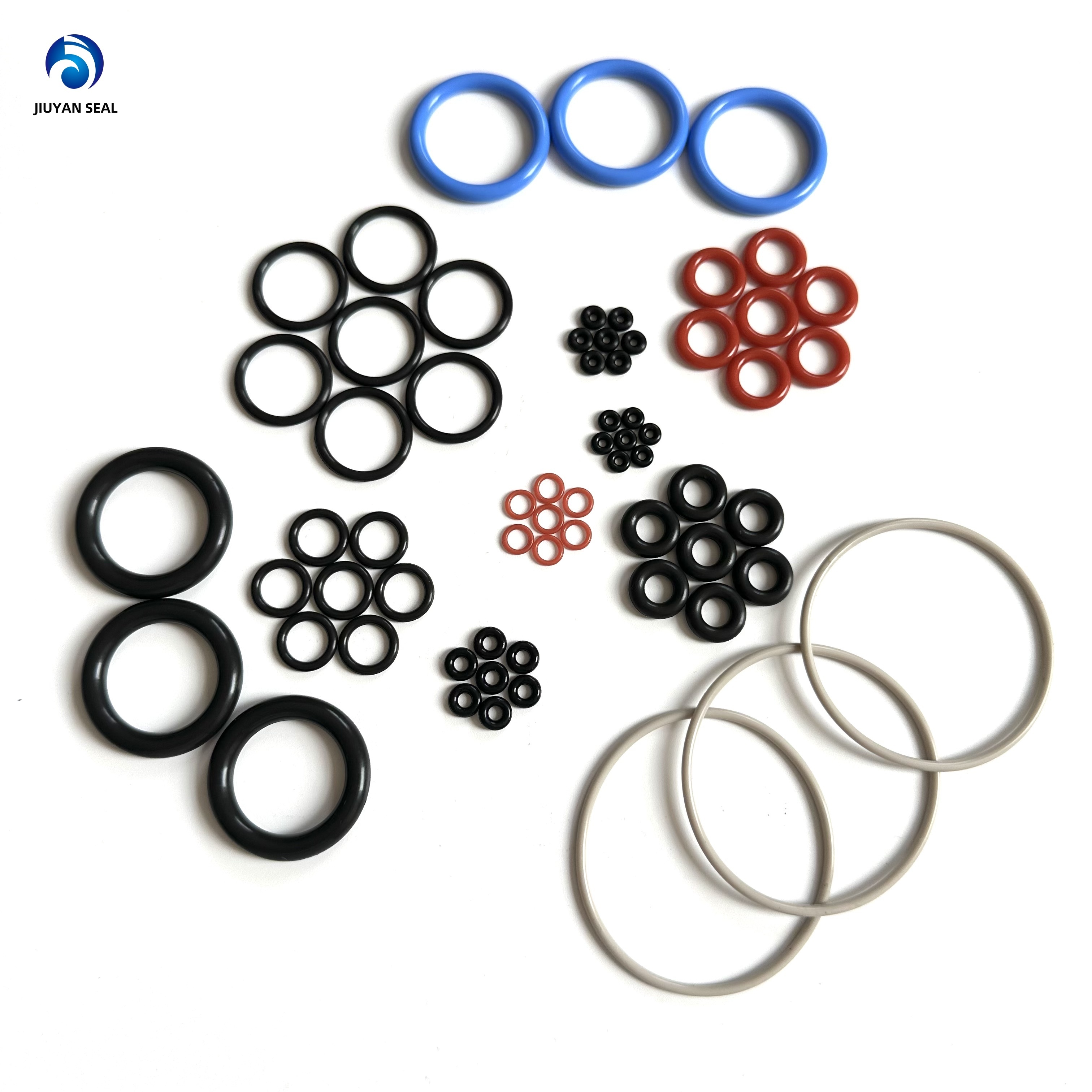 Custom injector elastic oring fkm ffkm nbr viton o-ring water silicone rubber seal gasket o ring