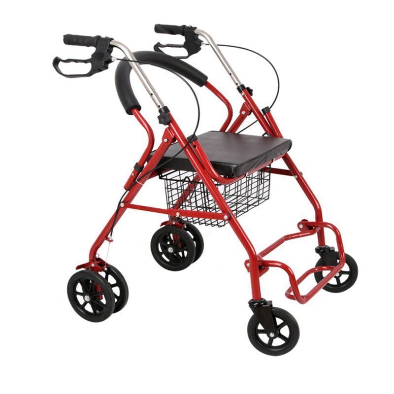 Wheeled shopping walker cart Wheeled walker four-wheel walker