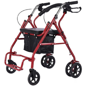 Wheeled shopping walker cart Wheeled walker four-wheel walker