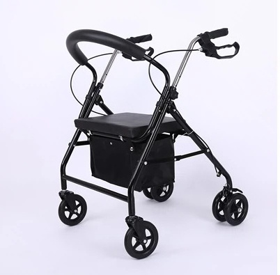 Wheeled shopping walker cart Wheeled walker four-wheel walker