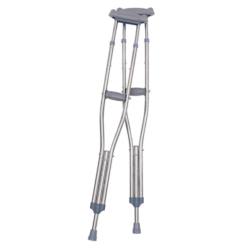 Rehabilitation Therapy Supplies Adjustable Alloy Crutches Medical Portable Elbow Underarm crutches