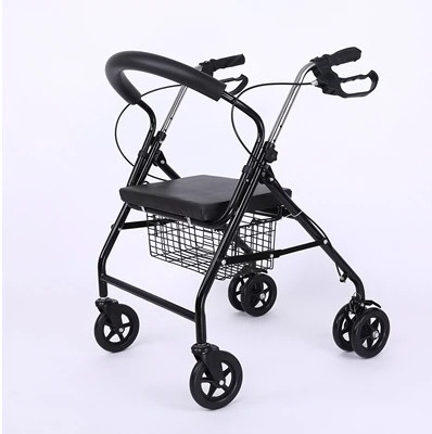 Wheeled shopping walker cart Wheeled walker four-wheel walker